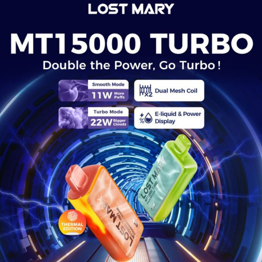 Lost Mary Pod Descartável Turbo MT15000 Puffs