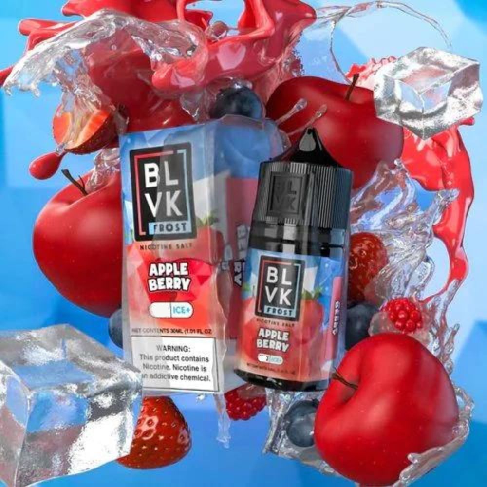 BLVK Frost Nic Salt 30ml - 50mg Apple Berry Ice