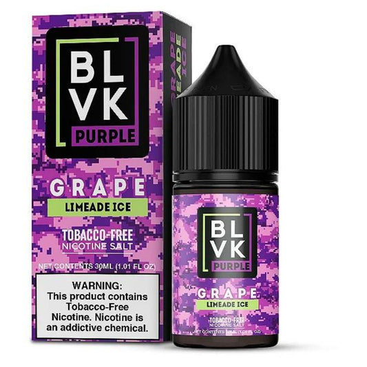 BLVK Purple Nic Salt 30ml - 35mg Grape Limeade Ice
