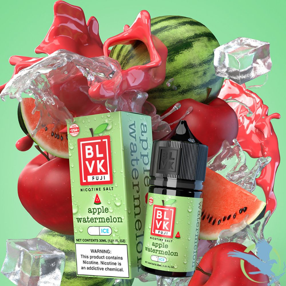 BLVK Fuji Nic Salt 30ml - 50mg Apple Watermelon Ice