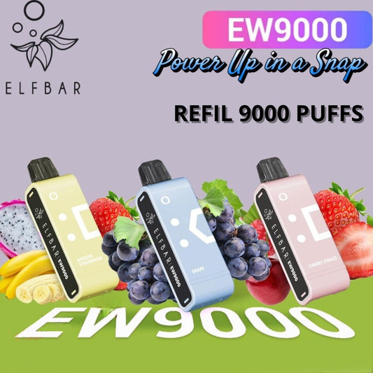 Refil Elfbar Pod Descartável EW9000 - ( Refil 9000 Puffs )