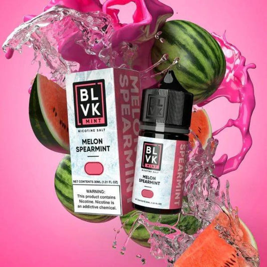 BLVK Mint Nic Salt 30ml - 35mg Melon Spearmint